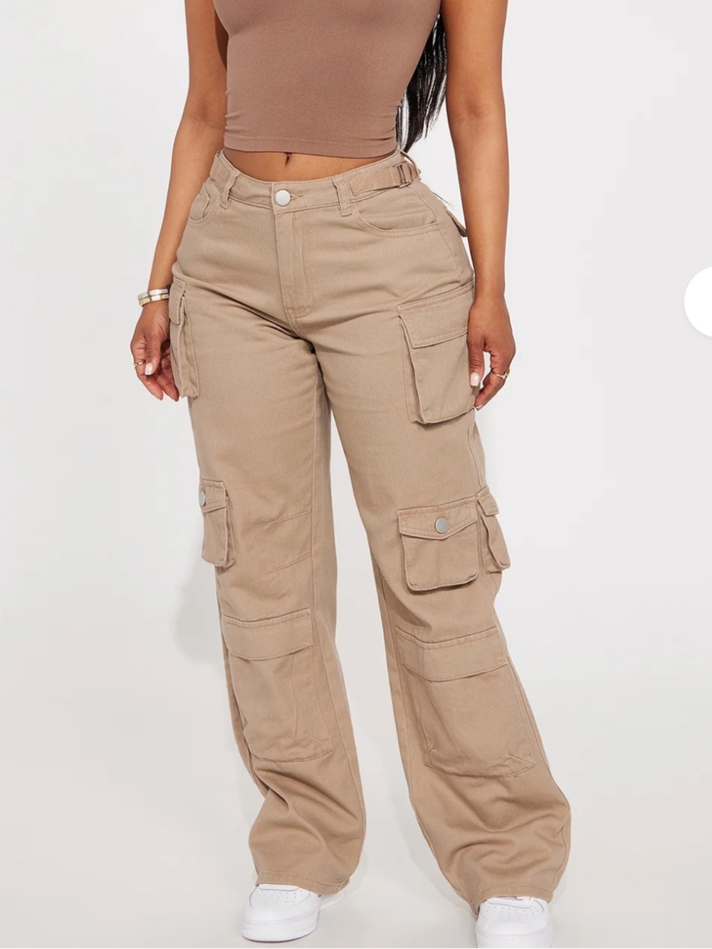 Count On It Straight Leg Cargo Pant - Khaki